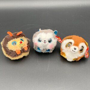 Ty Beanie Balls Zinger Slush Pickpocket Plush Set of 3